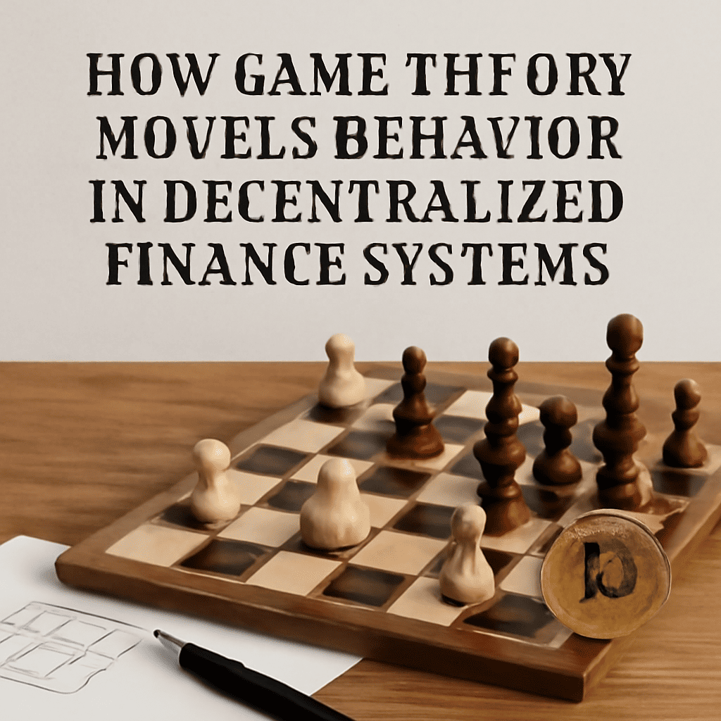 How Game Theory Models Behavior in Decentralized Finance Systems